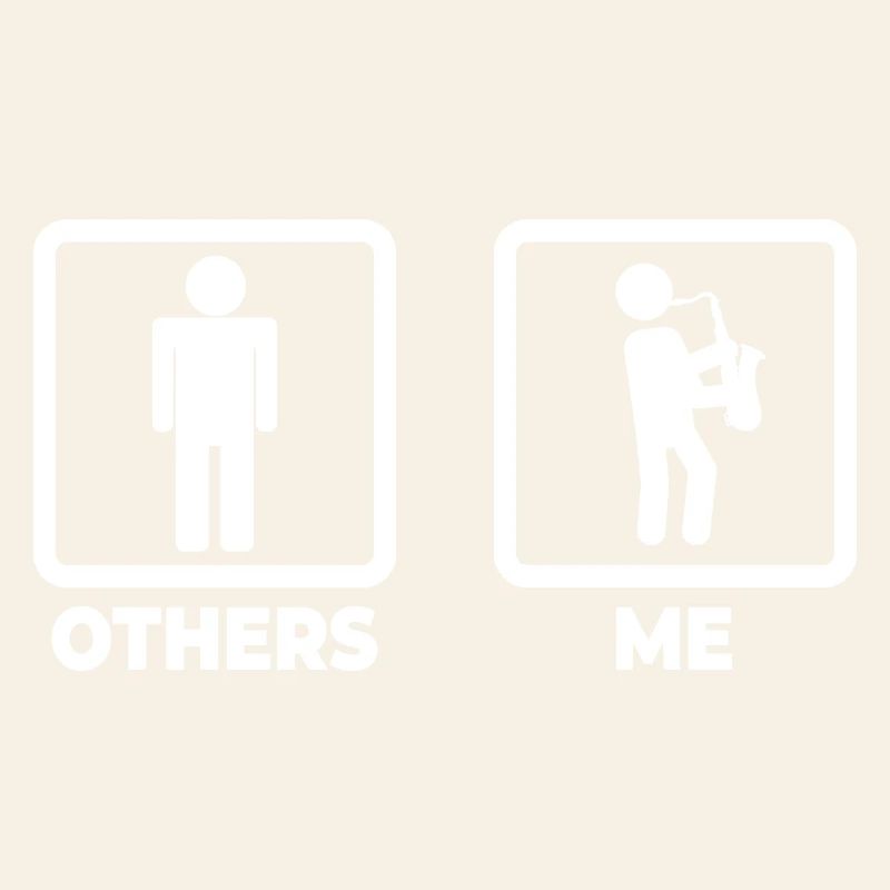 Saxophon Strichmännchen