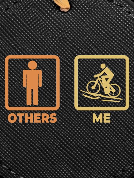Mountain Biker Stick Figure