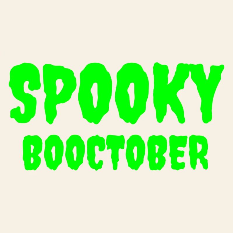 Spooky Booctober Jack-O'-Lantern Design