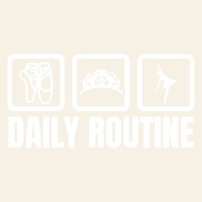 Routine quotidienne de la ballerine