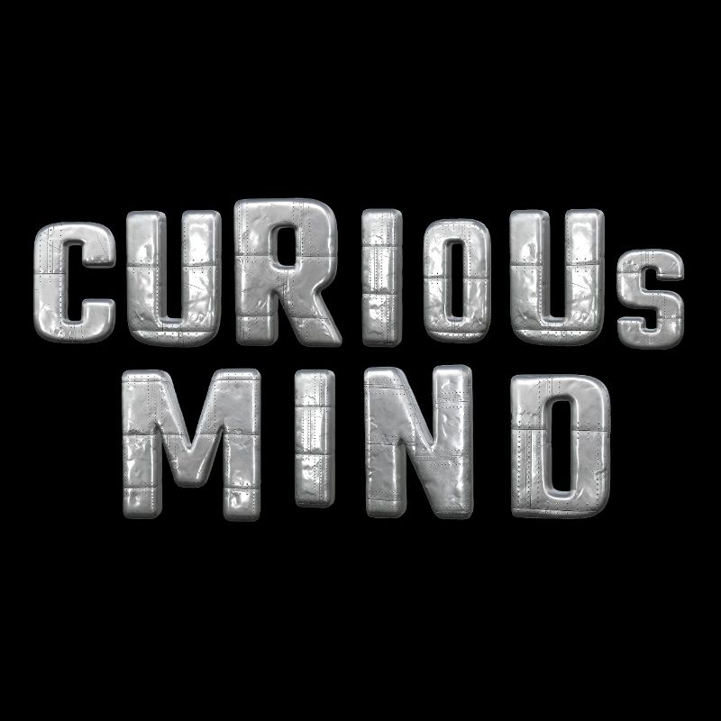 curious Mind metallic 3d