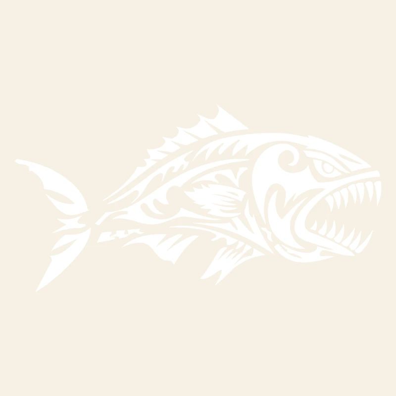 Fish Tribal Piranha