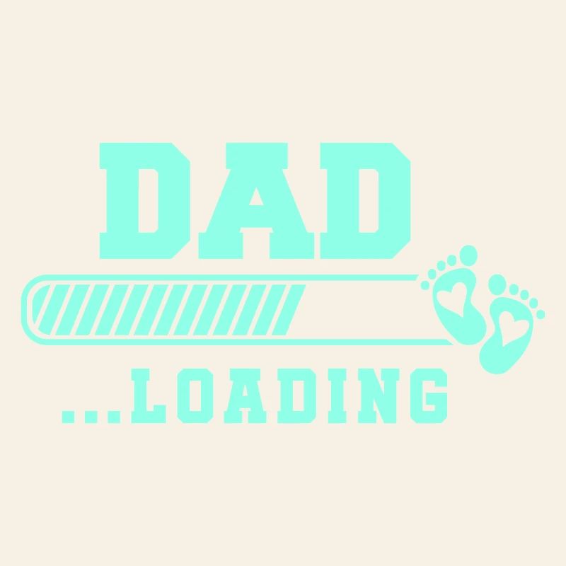 Father-loading with hearts and footprints