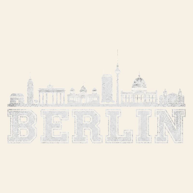 Berlin Skyline Retro 