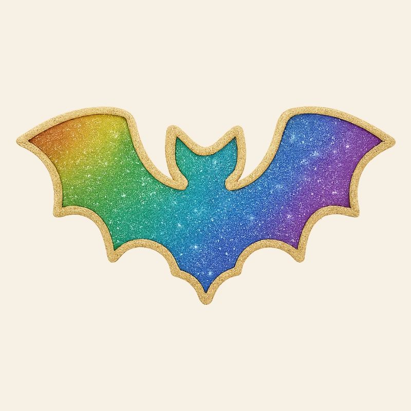 Rainbow Bat Glitter