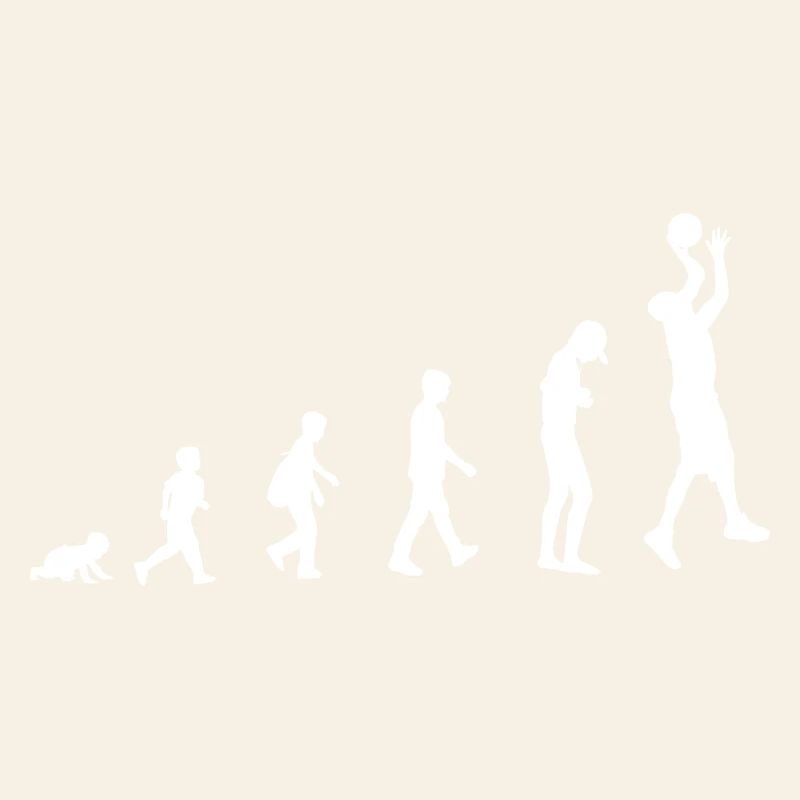 Evolution de bébé à basketteur / Sport