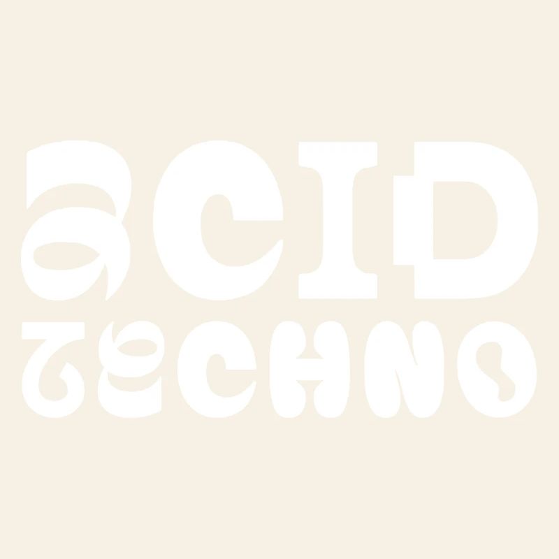 Typographie Acid Techno Pulse