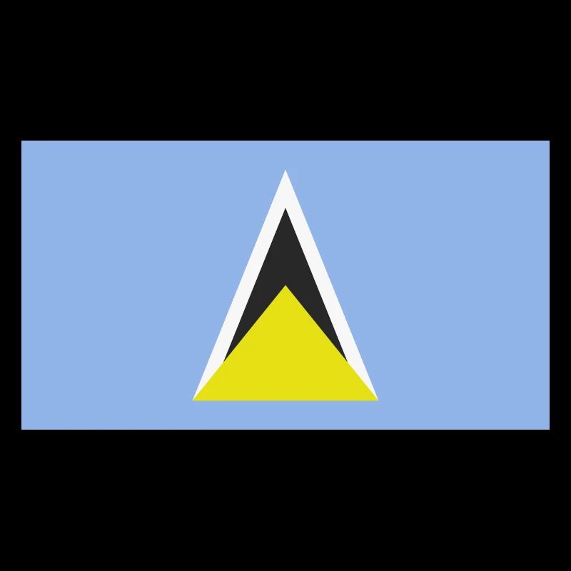 Drapeau caribéen de Sainte-Lucie