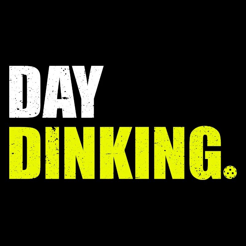 Day dinking funny pickleball player