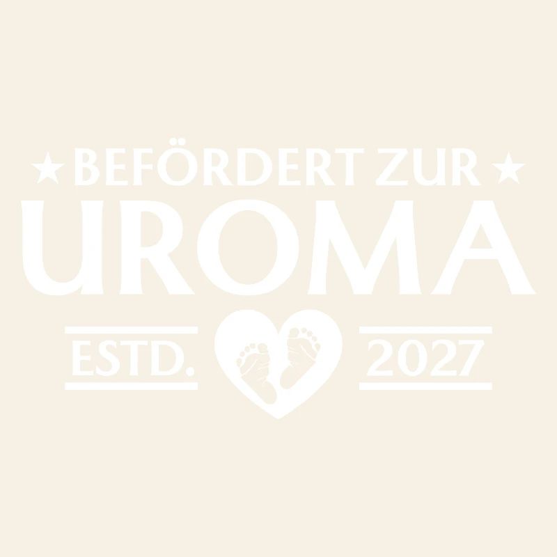 Uroma 2027: Du wirst Urgroßmutter Geschenk
