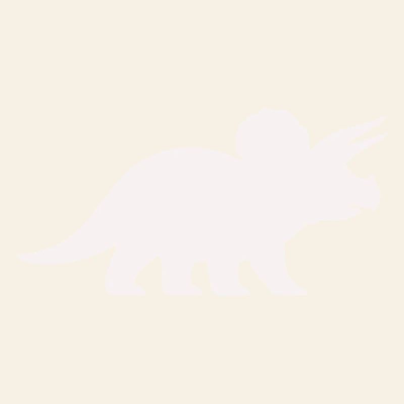 Silhouette du Tricératops – Dino minimaliste