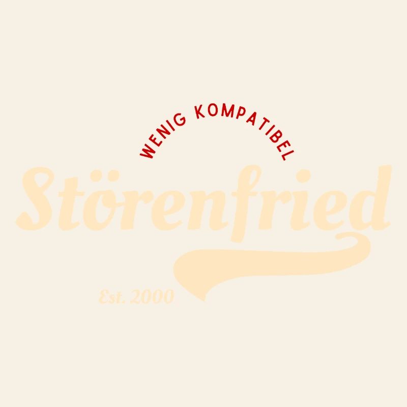 Störenfried Vintage Script Logo