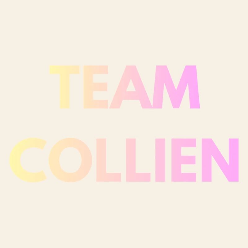 Texte du gradient de l’équipe Collien