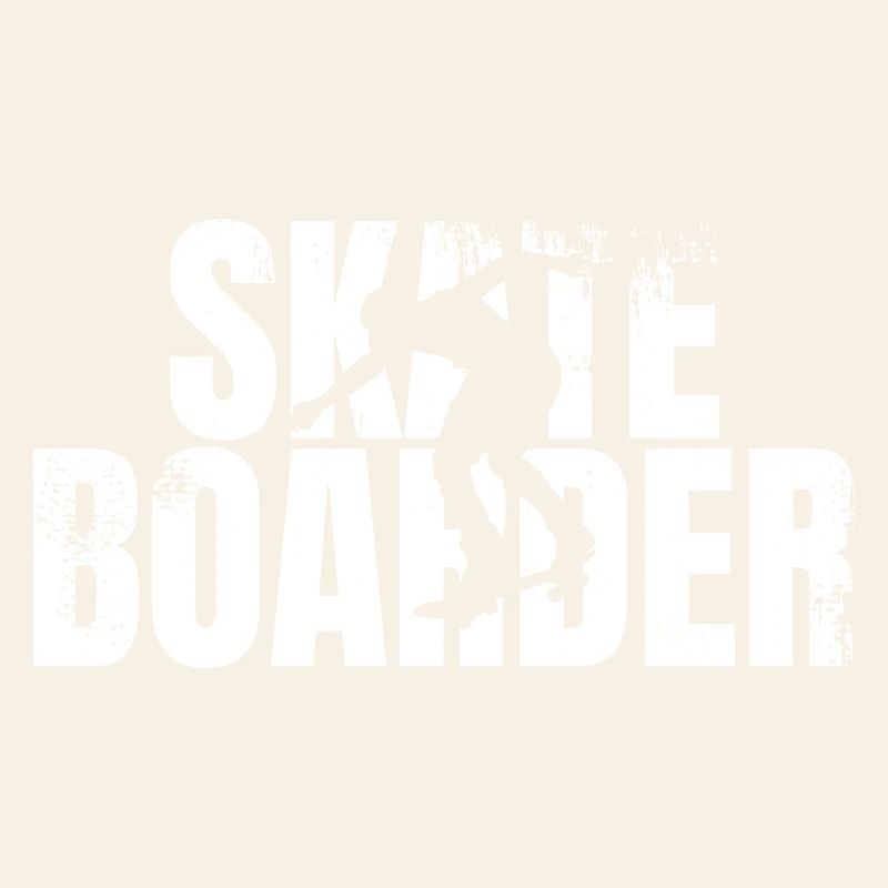 Skateboarder drôle