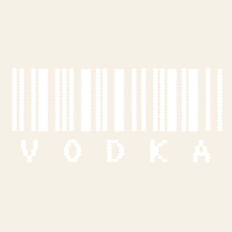 Vodka Barcode Typography
