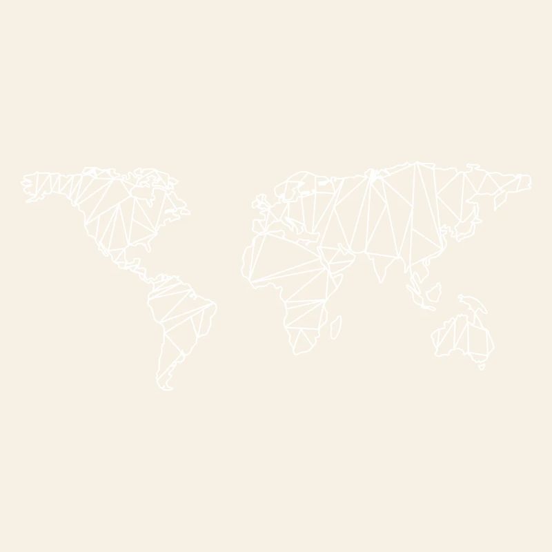 World map geometric