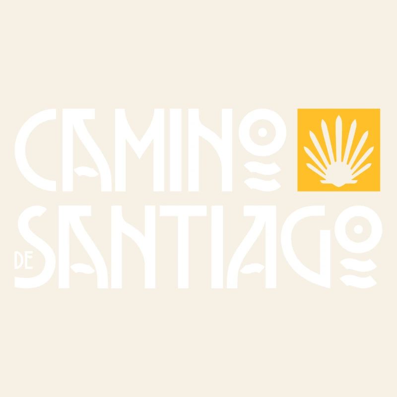 Camino de Santiago | Chemin de Saint-Jacques | Art Deco Typo