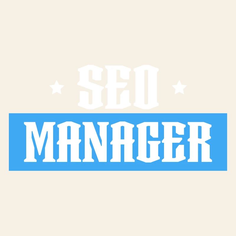 SEO Manager blau tshirt schwarz