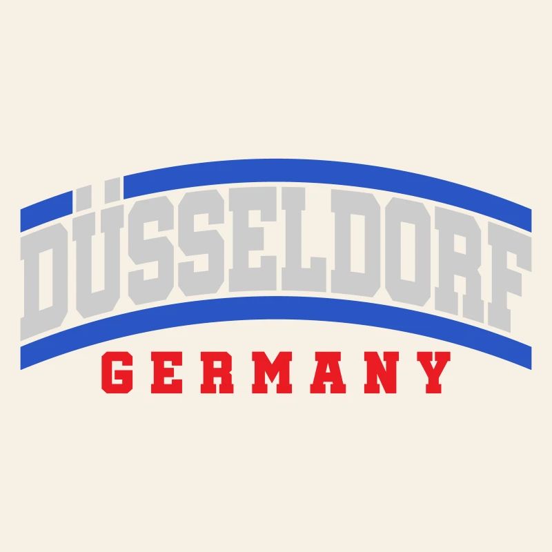 Dusseldorf City Text Font | Colors changeable