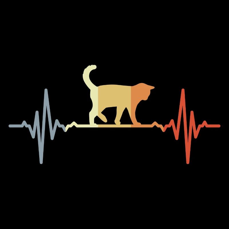 ECG de chat Heartbeat Oldschool