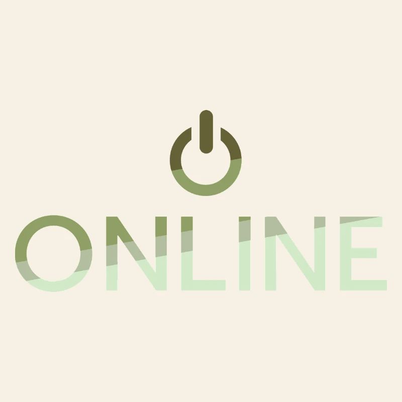 online lettering - On Button active