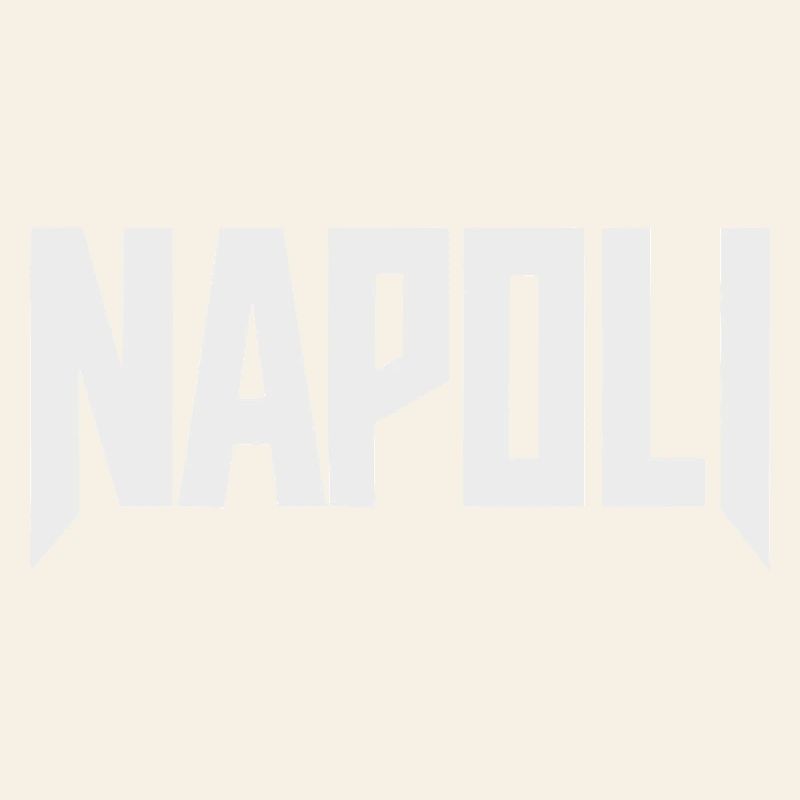 Naples - Naples lettrage blanc