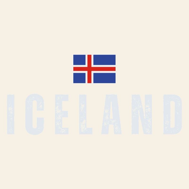 Fierté islandaise, drapeau islandais