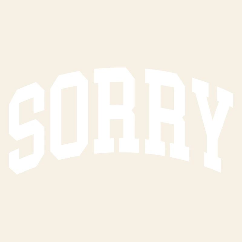 sorry