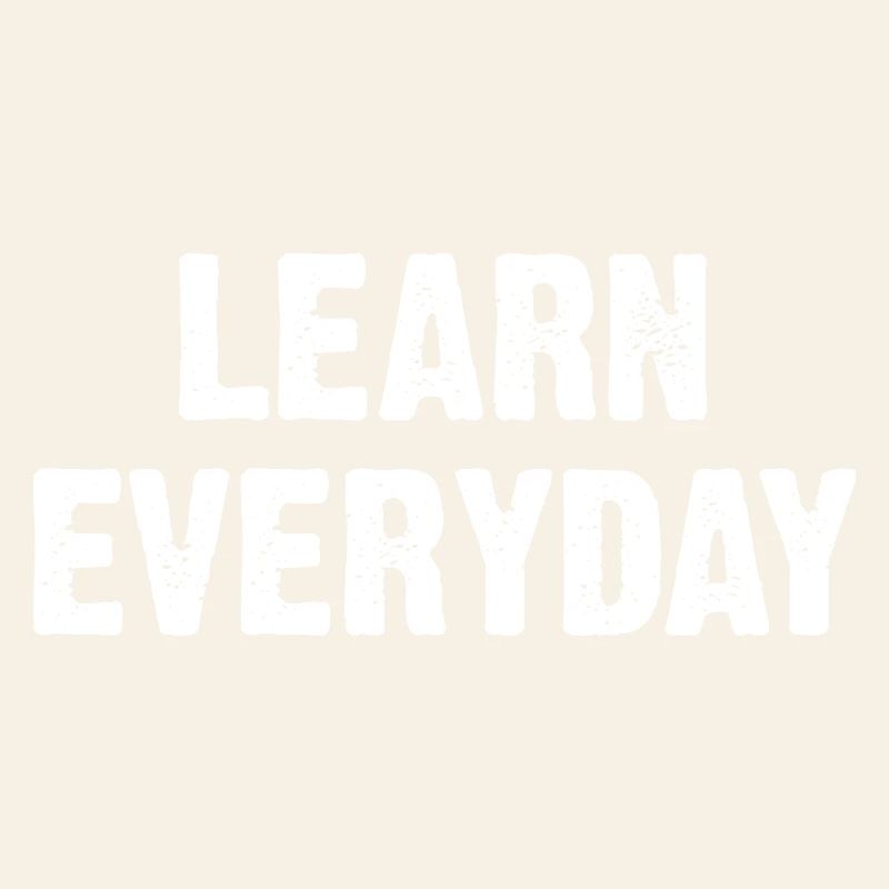 Learn Everyday Bold Typography