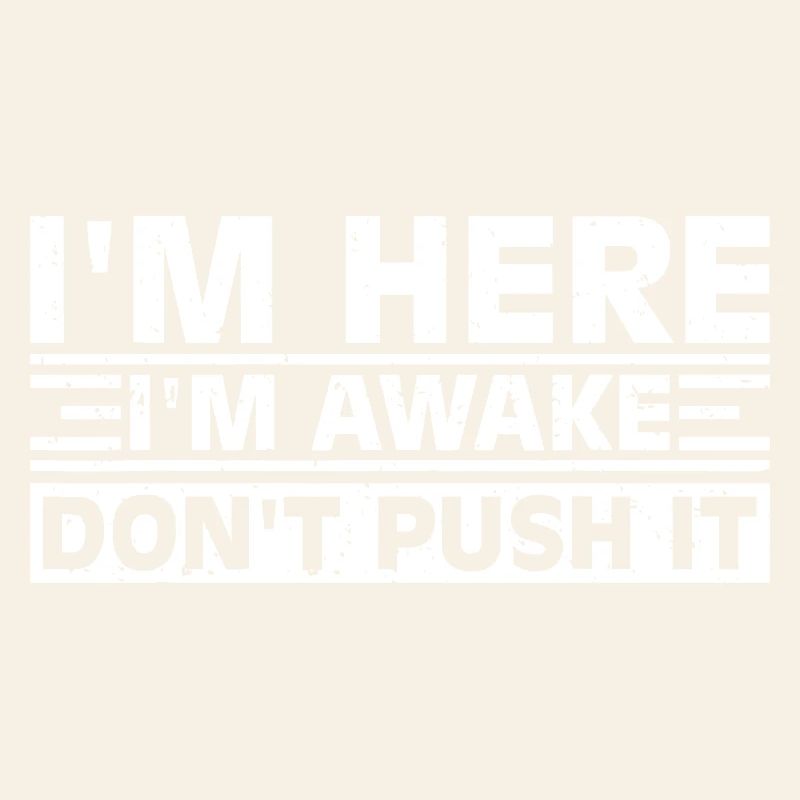 Awake Slogan Bold Typography Tee