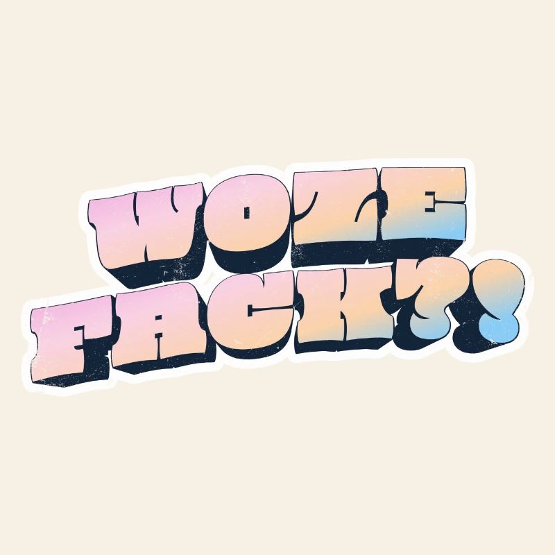 Wow Face Pastell Graffiti Stil