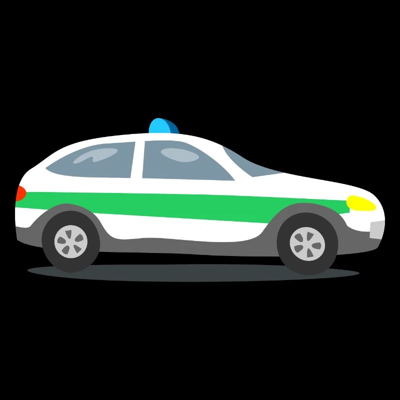 Polizeiauto mit Blaulicht