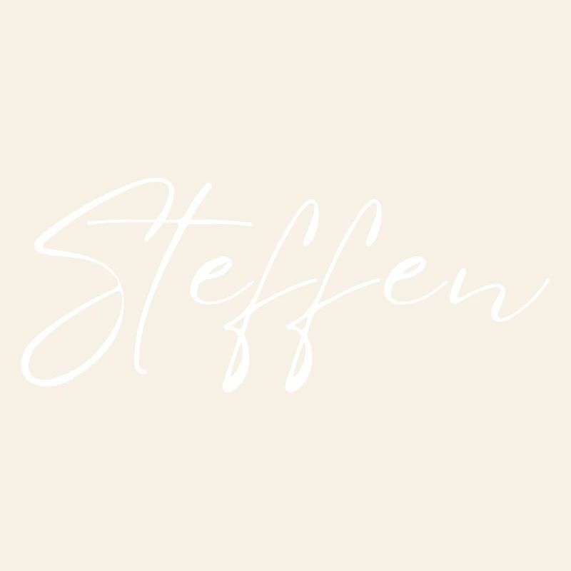 Steffen Name T-Shirt Gift for Men