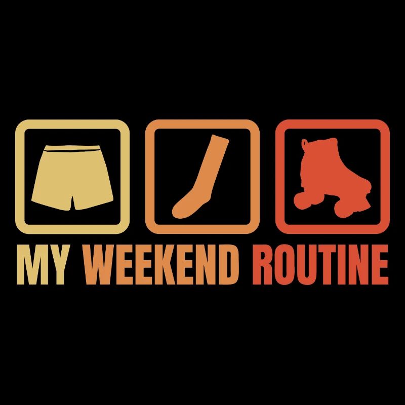 Weekend with roller skates