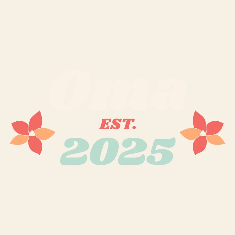 Oma Est 2025 Ich werde Großmutter Retro Style