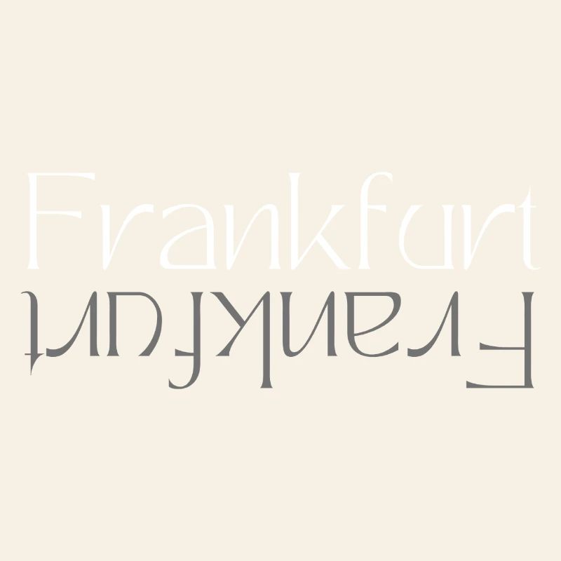 Frankfurt Wordmark Mirror