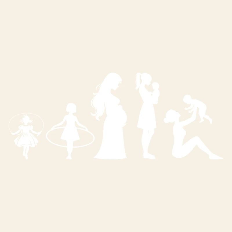 Evolution Mama Muttertag kind Familie