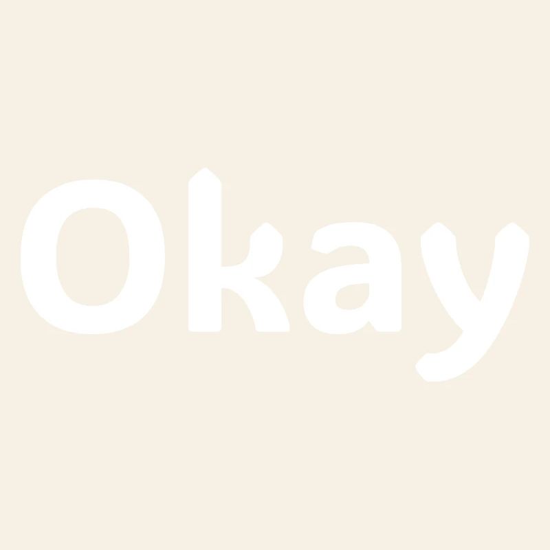 Okay Statement-Hemd minimalistisch