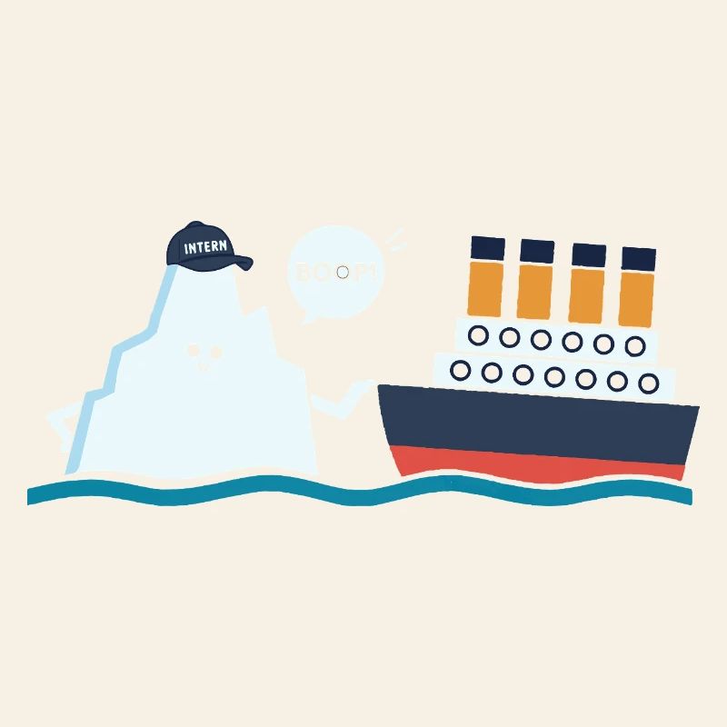 Titanic Comique Titanic et parodie Ic-eberg Boop