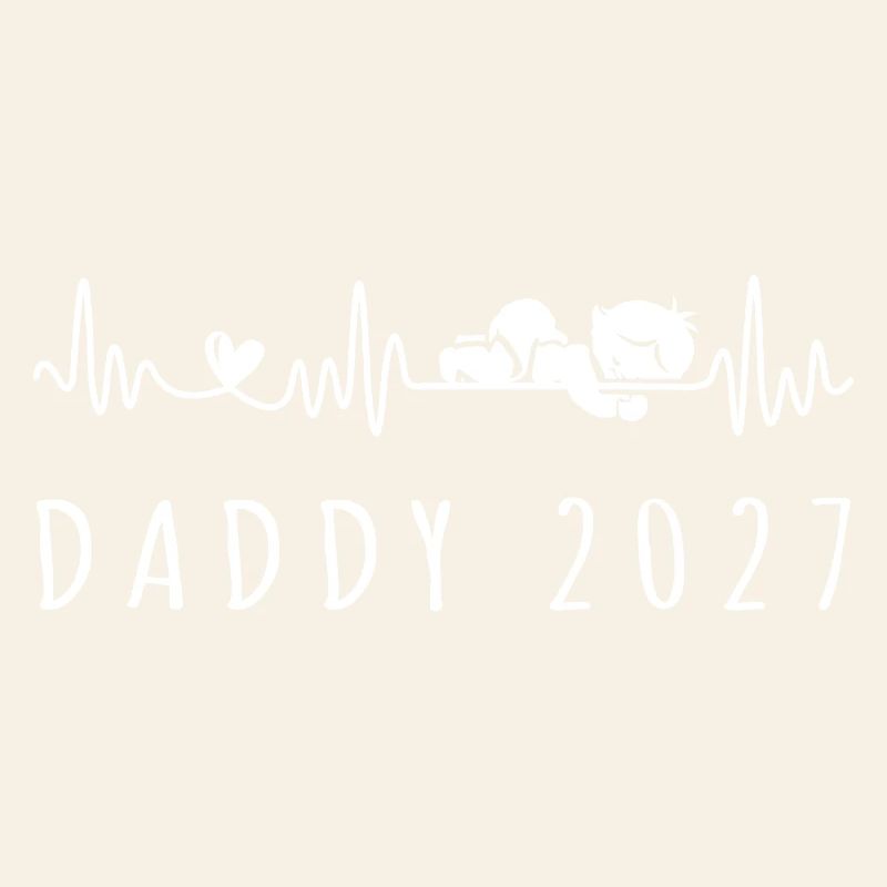 Annonce de bébé Heartbeat 2027 Grossesse