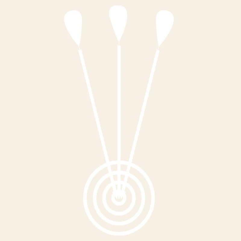 Motif avec fléchettes et fléchettes Attention fléchettes