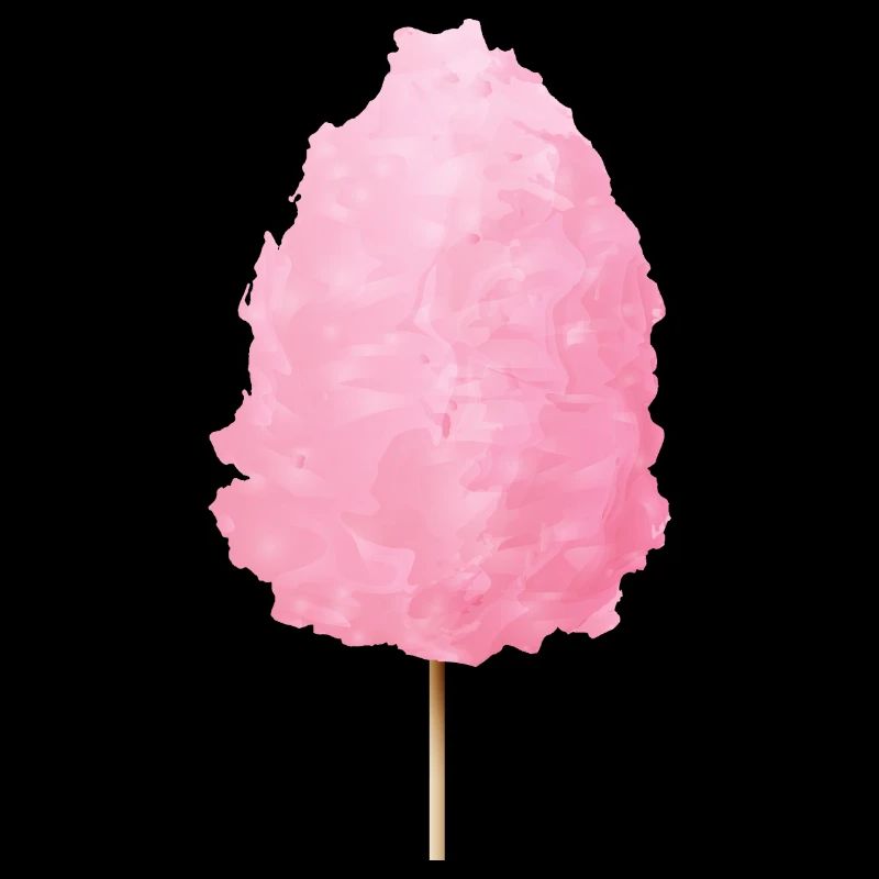 Barbe à papa rose moelleuse