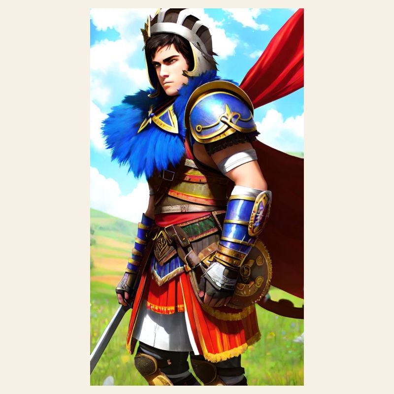 Multicolor Knight Gladiator