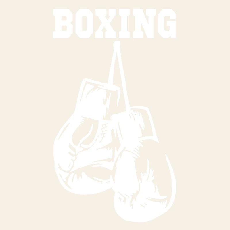 Gants de boxe blancs