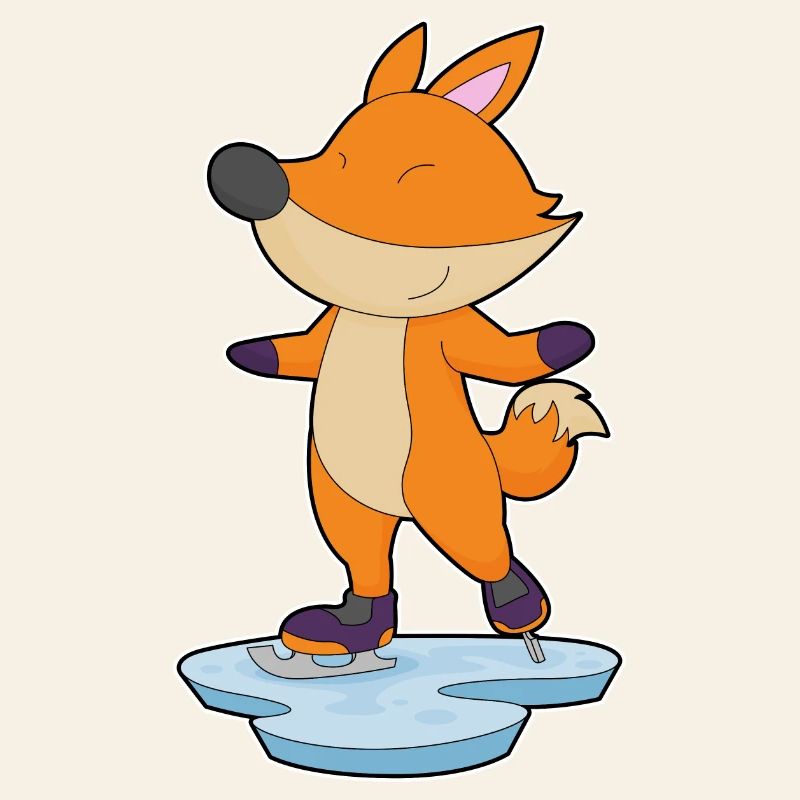 Fox patins à glace