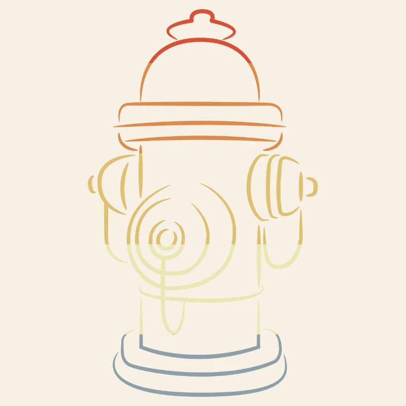 Retro Feuerhydrant