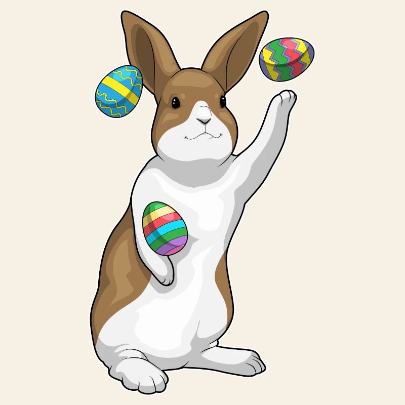 Bunny Easter Juggling