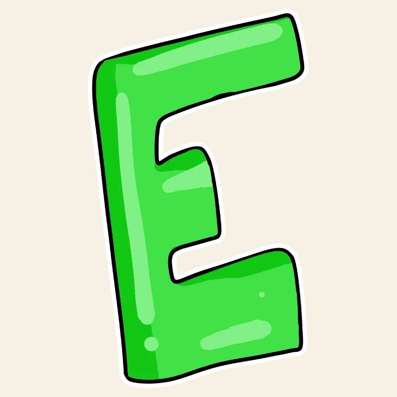 Buchstabe E Anfangsbuchstabe