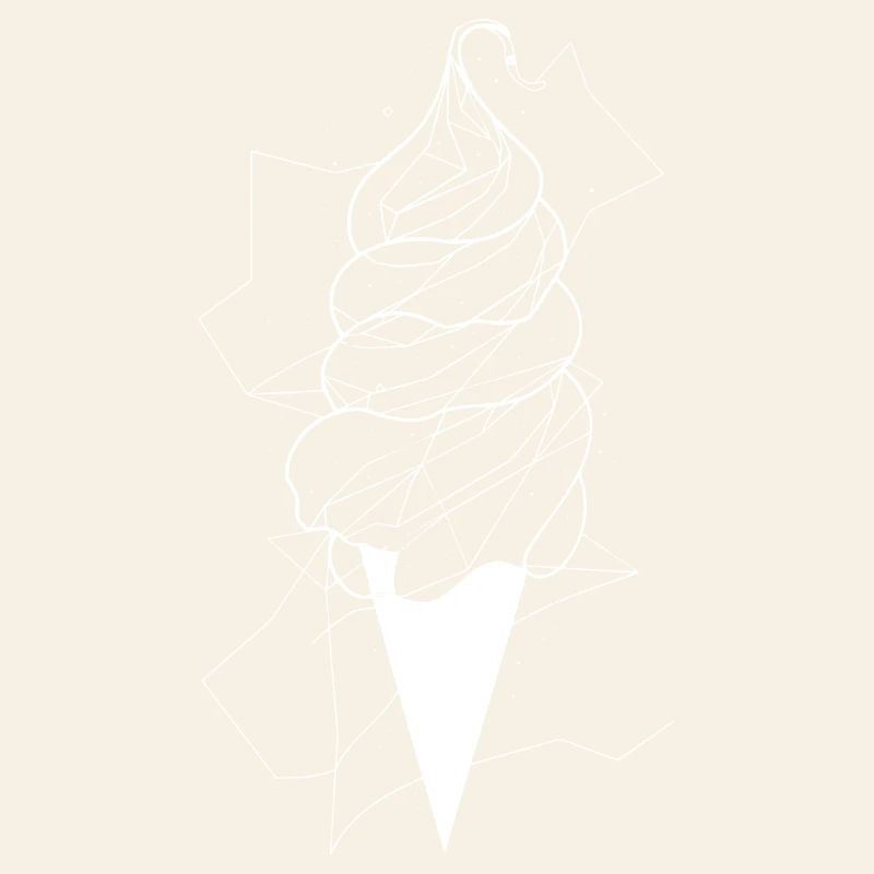 Cornet de crème glacée Dessin