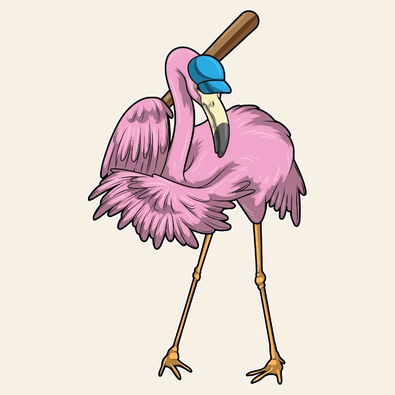 Flamingo Baseball Batte de baseball